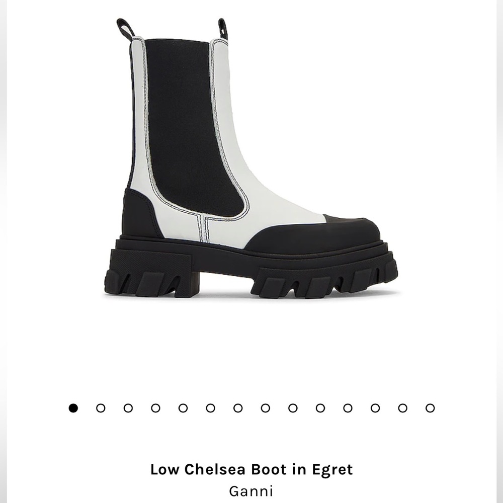 GANNI white boots